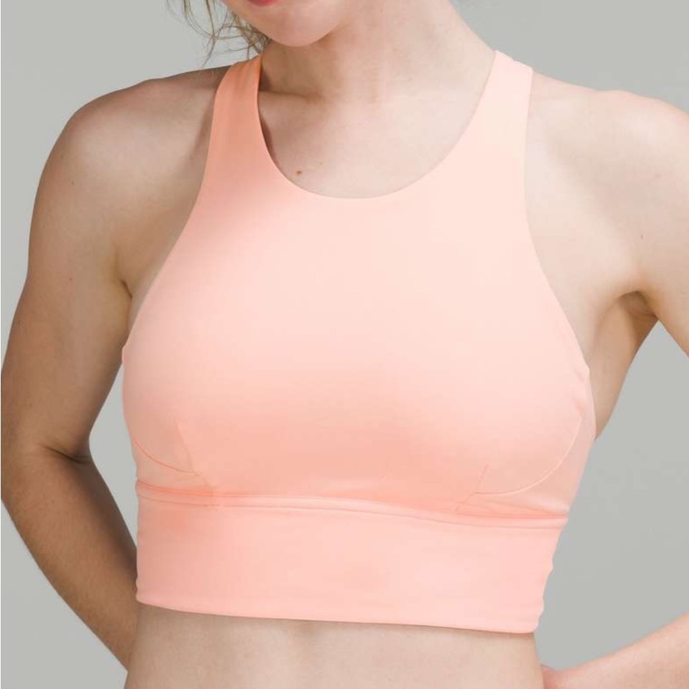 Lululemon NWOT Wunder Train High Neck Longline Bra Medium Support C/D size 6